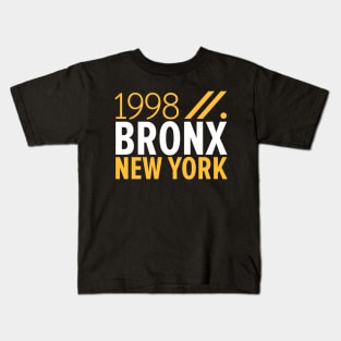 Bronx NY Birth Year Collection - Represent Your Roots 1998 in Style Kids T-Shirt